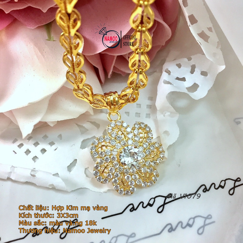 Dây Chuyền V1079 Với Thiết Kế Sang Trọng, Quý Phái, Trẻ Trung Cho Nữ Namoo Jewelry