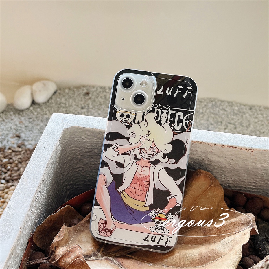 Ốp Điện Thoại Họa Tiết Portgas D. Cho iPhone 14 13 12 11 Pro Max SE2020 X XR Xs Max 7 8 6 6s Plus Ốp Điện Thoại Dẻo Họa Tiết Hoạt Hình Luffy Và Luffy Dễ Thương Cho Iphone