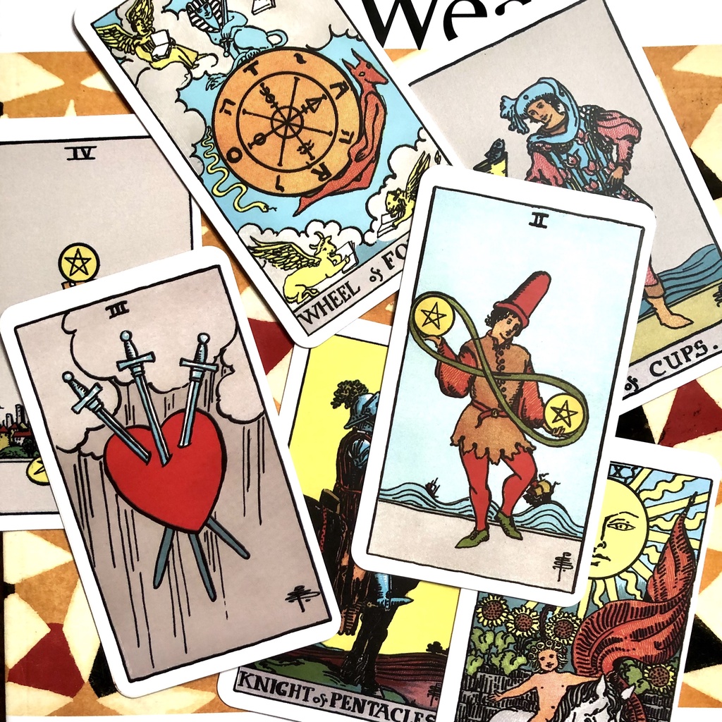 Smith Waite Centennial Tarot bộ bài bói vận mệnh size gốc bản tiếng anh cho người mới bắt đầu xem
