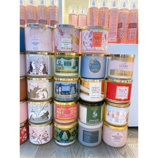 NẾN THƠM 3 BẤC  Bath & Body Work- Hàng Chính Hãng 100%