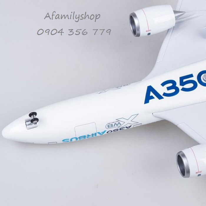 Mô hình máy bay tĩnh Airbus A350-XWB 47cm có bánh xe và đèn led