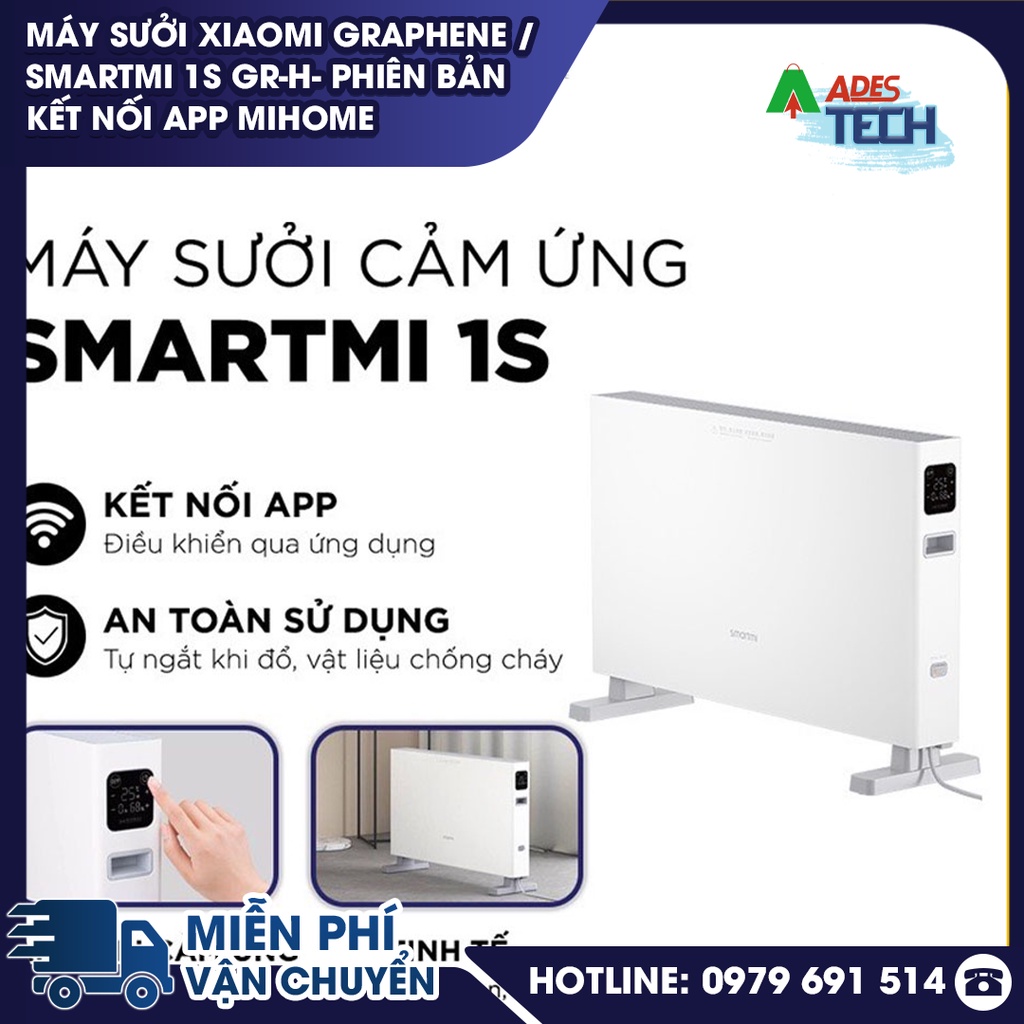 ✔️ Máy sưởi Xiaomi Graphene / Smartmi 1S GR-H ✔️ Phiên bản kết nối app Mihome ✔️ Bảo Hành 12 tháng