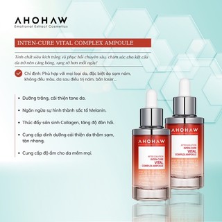 Tinh Chất Trắng Da - Ahohaw After Solution Inten-Cure Vital Complex Ampoule ( 50ml/150ml )