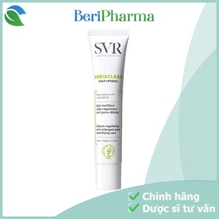 SVR Kem Dưỡng Giảm Mụn Thông Thoáng Lỗ Chân Lông Sebiaclear Mat + Pores 40ml