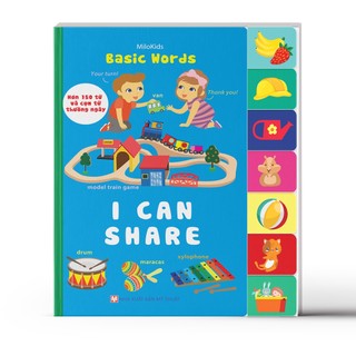 Sách: basic words – i can share - hơn 150 từ và cụm từ thường ngày