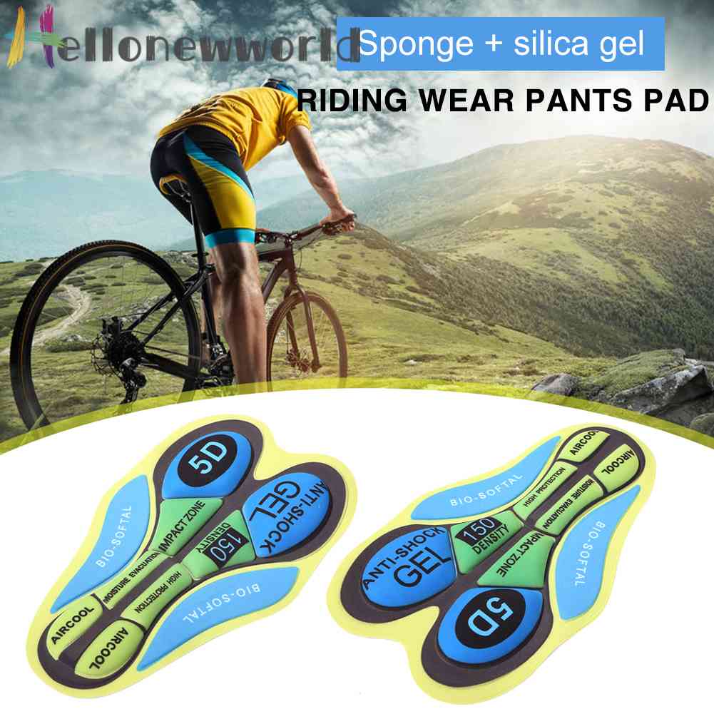 Miếng Đệm Quần Đùi Bằng Silicone 3D Co Giãn Chống Sốc Dành Cho Người Đi Xe Đạp