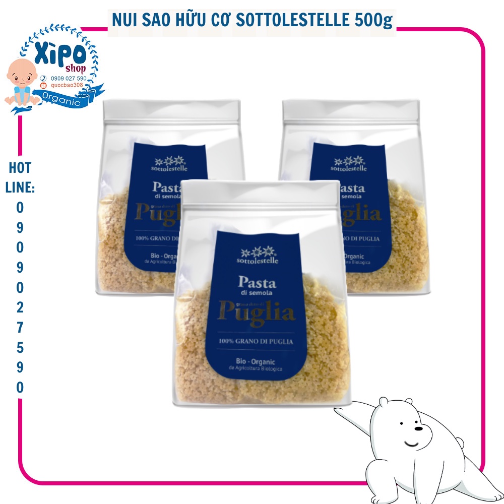 Nui Sao Hữu Cơ Cao Cấp Sottolestelle 500g