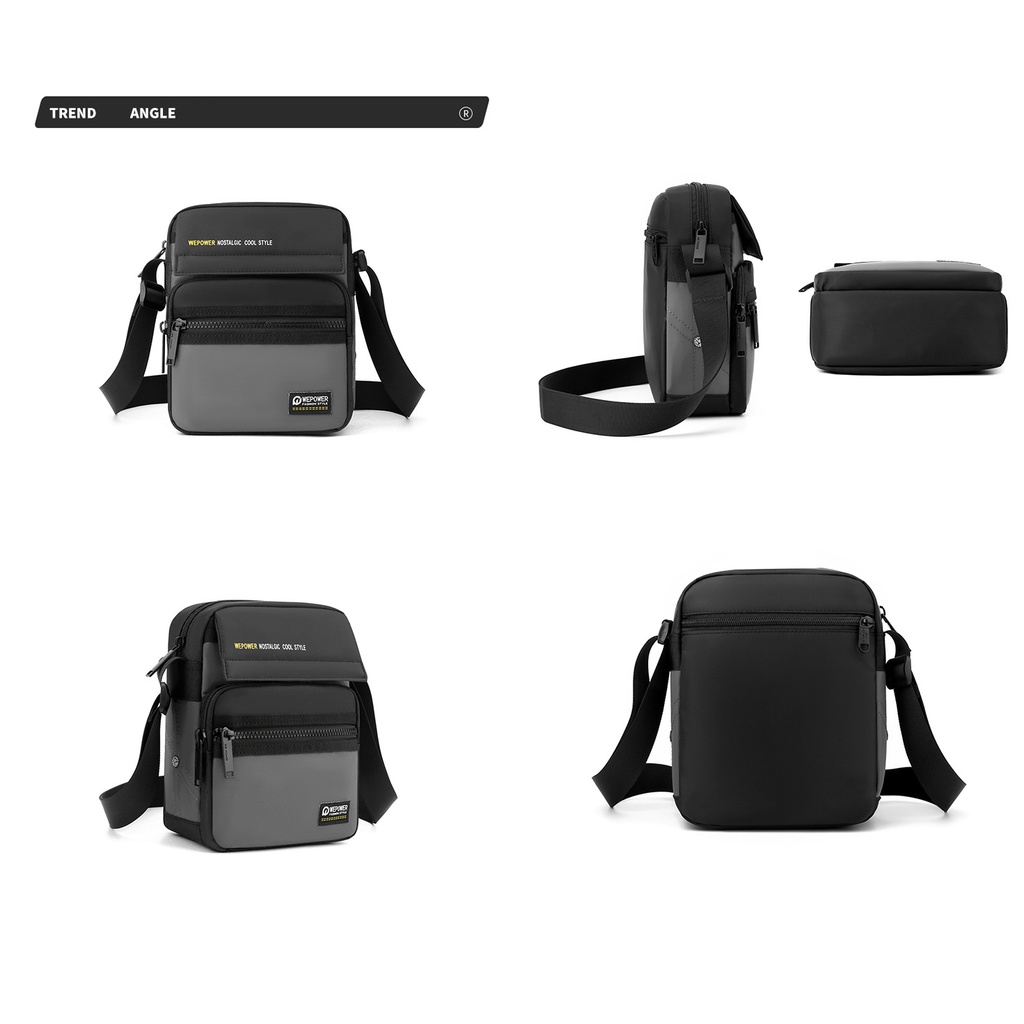 Túi đeo chéo nam thời trang unisex phong cách nhật bản thế hệ mới vải cao cấp chống nước nhiều ngăn tiện dụng 5831