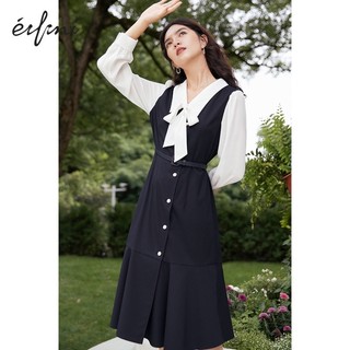 Đầm phối tay trắng Eifini