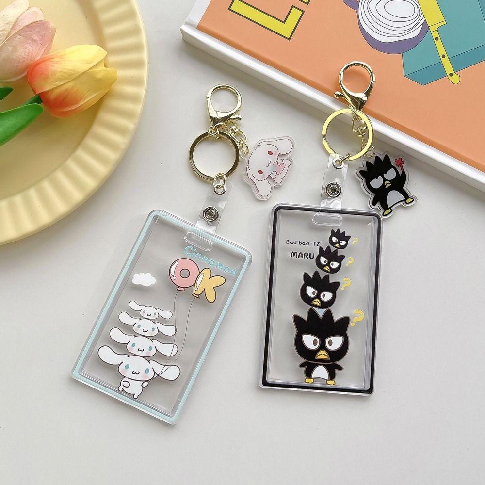 LOMBARD Vỏ Bọc Thẻ ID / Móc Khóa Họa Tiết Hoạt Hình Melody Melody Dễ Thương