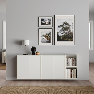 NIKOS, Kệ treo tường 3 gian STO_056, 175x25x70cm, kệ gỗ Scandi Home