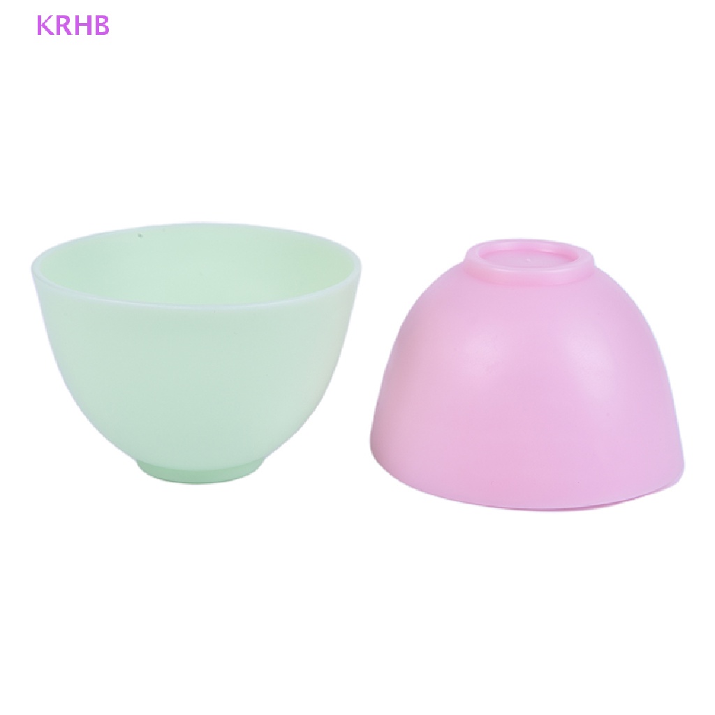 Set 2 Bát Silicone Trộn Mặt Nạ Tiện Dụng Mới