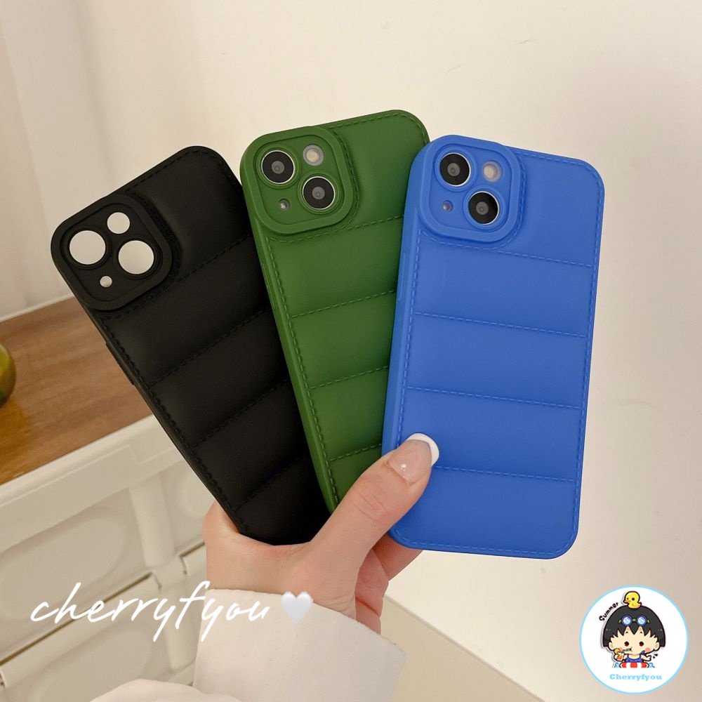 Ốp Điện Thoại TPU Mềm Chống Sốc Màu Kẹo 3D Cho IPhone 14 13 12 11 Pro Max X XR 8 7 Plus