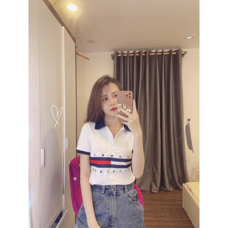 Áo phông polo nữ, áo phông nữ có cổ