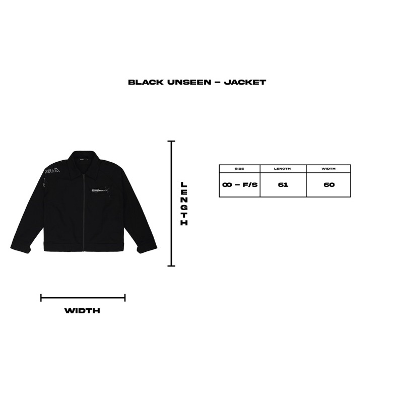 ACACIA BLACK UNSEEN JACKET