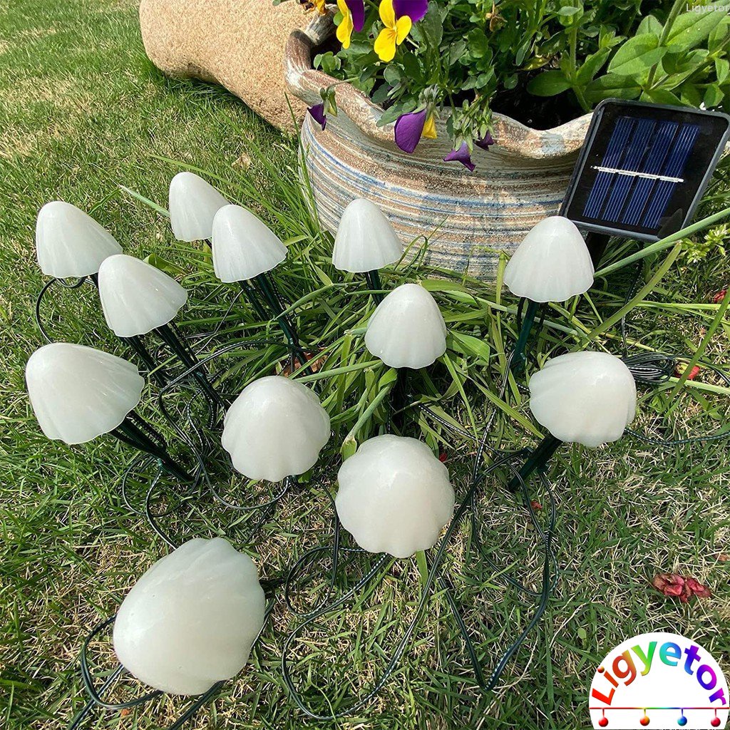 Bộ Sản Phẩm Dây Đèn LED Trang Trí 3.5M / 10 Bóng Hình Cây Nấm