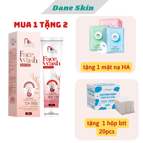 Sữa rửa mặt tinh chất tràm trà D-Beauty NCK Nature 100g – giúp cân bằng độ ẩm cho da, kiểm soát dầu hạn chế mụn