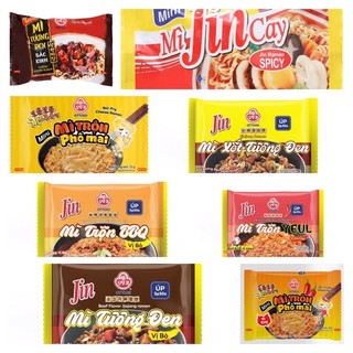 Mì úp mini ottogi mì trộn yeul vị gà cay mì trộn BBQ mini jin cay mini xốt tương đen mini tương đen Bắc Kinh vị bò