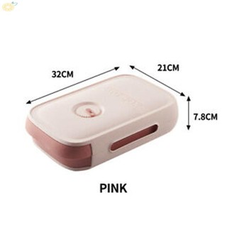 【VARSTR】Drawer Type Kitchen Organizer Refrigerator Food Egg Storage Box Rack New UK