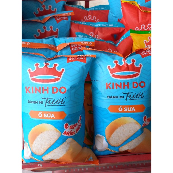 Bánh mì Ổ Sữa không nhân Kinh Đô 80gam
