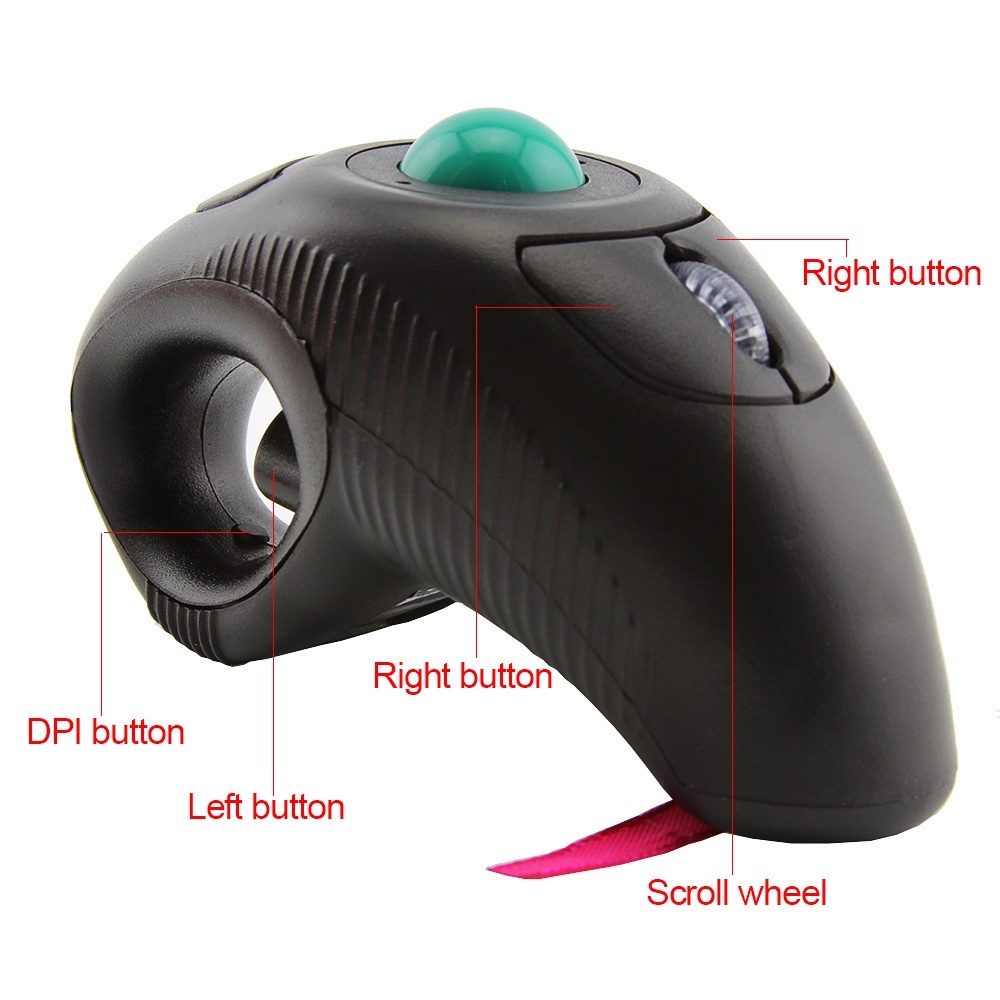 Chuột Không Dây USB Laser Chuột Máy Tính Chơi Game Cầm Tay Trái Phải Cho Notebook Laptop