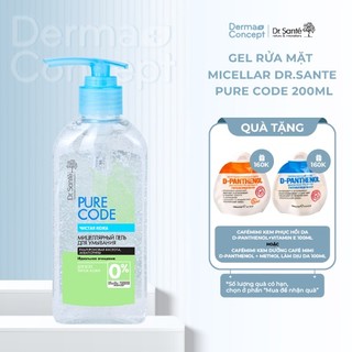 Gel rửa mặt micellar Dr.Sante Pure Cоde dành cho da nhạy cảm - 200ml [NHẬP KHẨU CHÍNH HÃNG 100%]