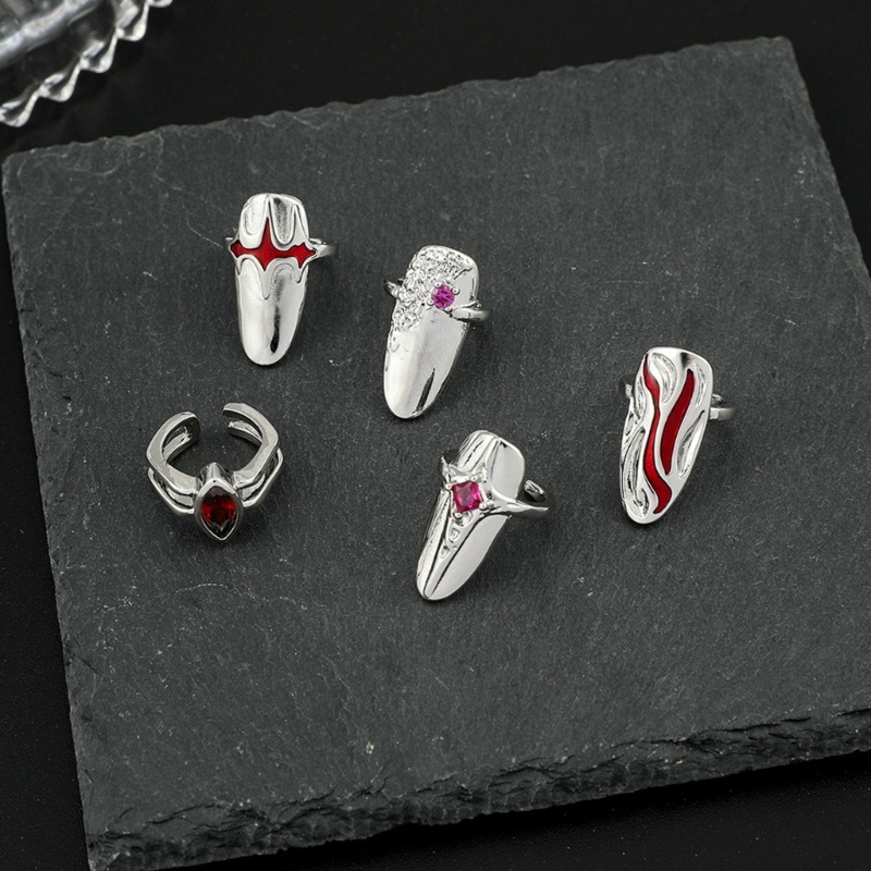 Nhẫn Hở Bằng Kim Loại Thiết Kế Tinh Tế Có Thể Điều Chỉnh