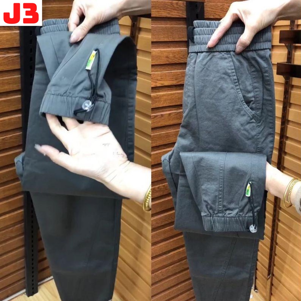Quần Jogger kaki bo gấu- Jogger kaki nam nữ JGKK 01