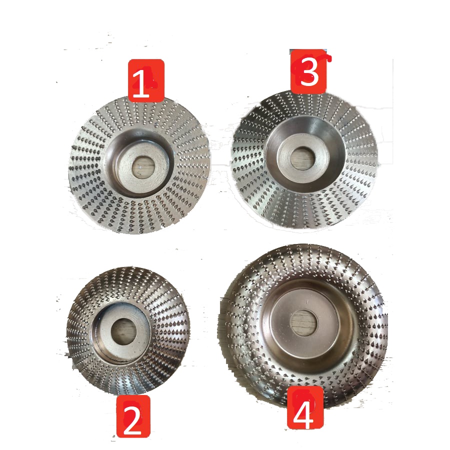 Đĩa Mài Gỗ Lưỡi Chà Nhám Nhanh Lắp Máy Mài Cầm Tay Dũa Gỗ Mài Nhẵn Gốc Cây, Làm Lũa