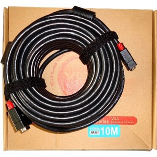 Cáp vga 10m chính hãng unitek chuẩn 3c+6 cáp đúc