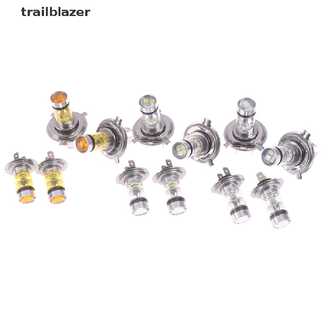 Set 2 Đèn LED Sương Mù H4 / H7 9003 HB2 8000K Hi / Lo 20 Cho Xe Ô Tô UIO