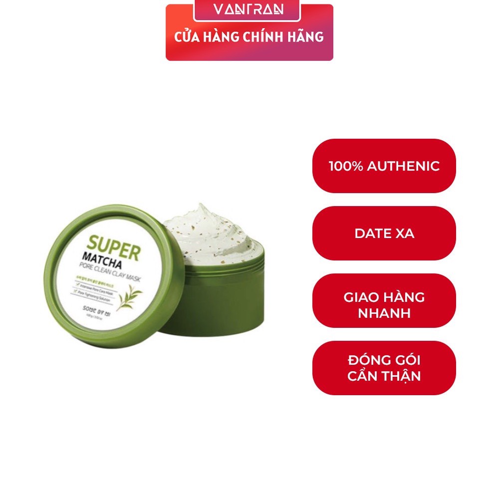 Mặt nạ dưỡng da Some By Mi Super Matcha Pore Clean Clay Mask 100g