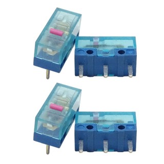 BABY1 4Piece Mouse Micro Switch Micro Button HUANO Silent Mouse Microswitch Pink Dot