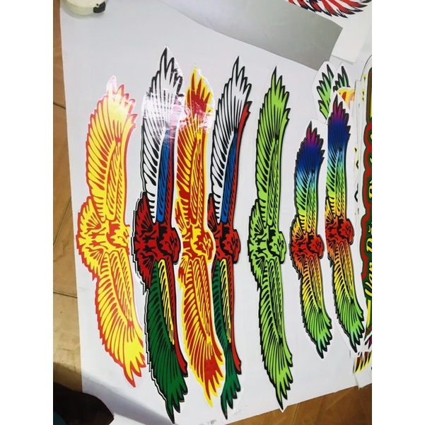 Tem Đại bàng dán xe tải các màu  95x15cm