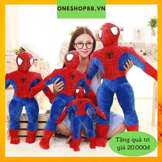  Người Nhện Spider Man - Đồ Chơi Thú Nhồi Bông Siêu Nhân Anh Hùng Gấu Bông gối ôm 