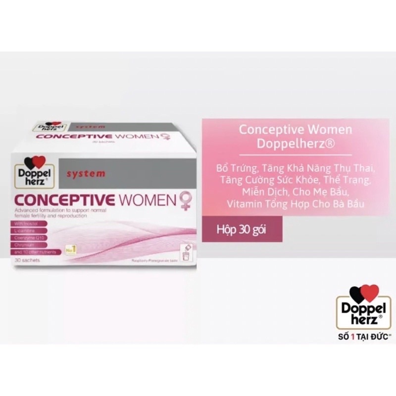 Conceptive Women Tăng Chất Lượng Trứng, Tăng Khả Năng Thụ Thai