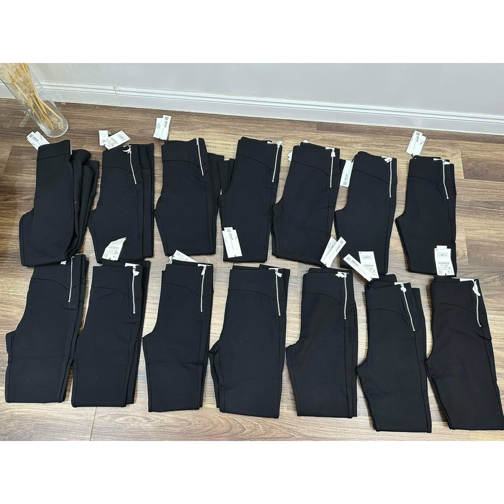 Quần treging uimi khoá sườn,quần leging cách điệu 1 cúc-MAI THỎ SHOP-