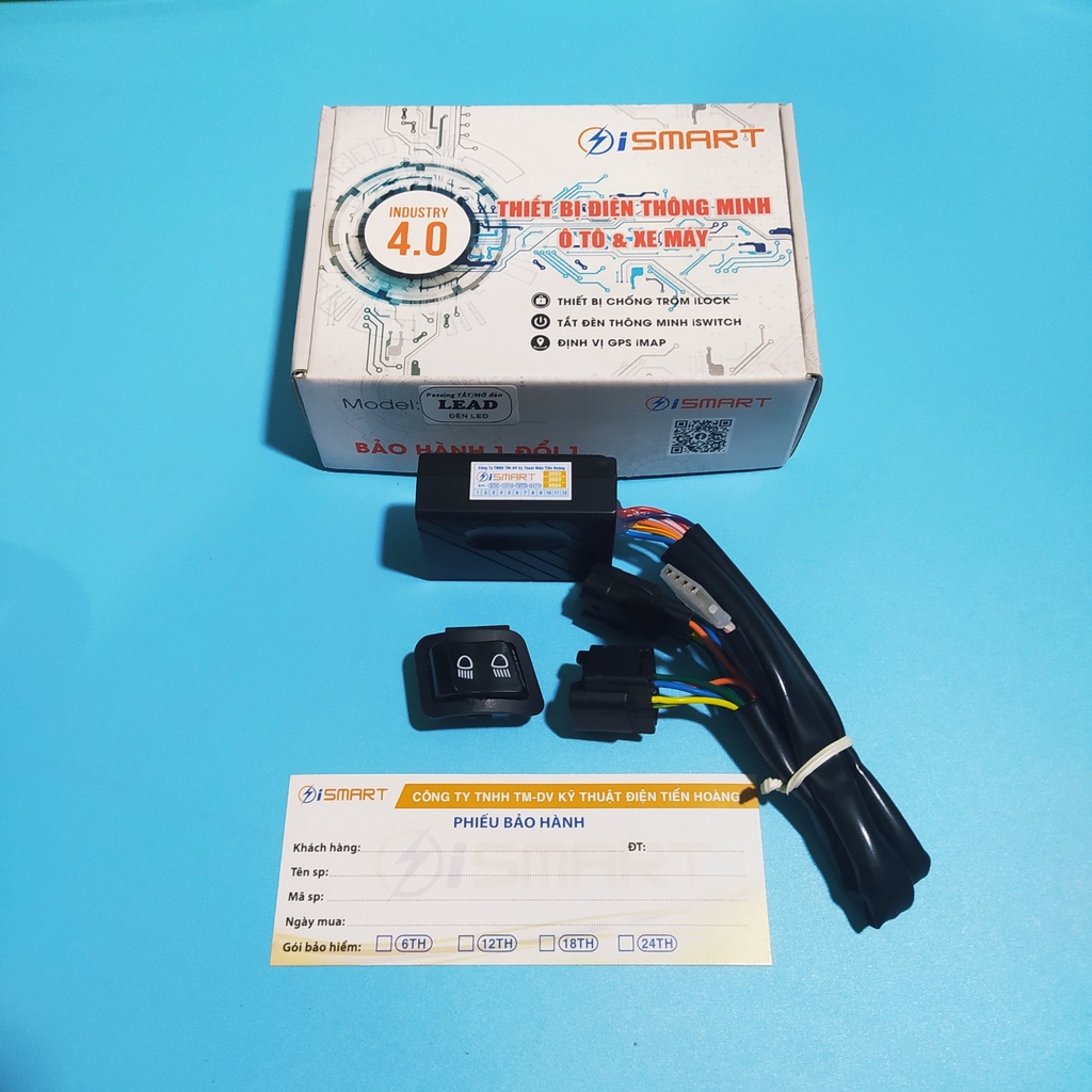 Mạch Passing ISMART 3 chế độ Mạch Tắt Mở đèn xe Honda, Passing tắt đèn xe máy