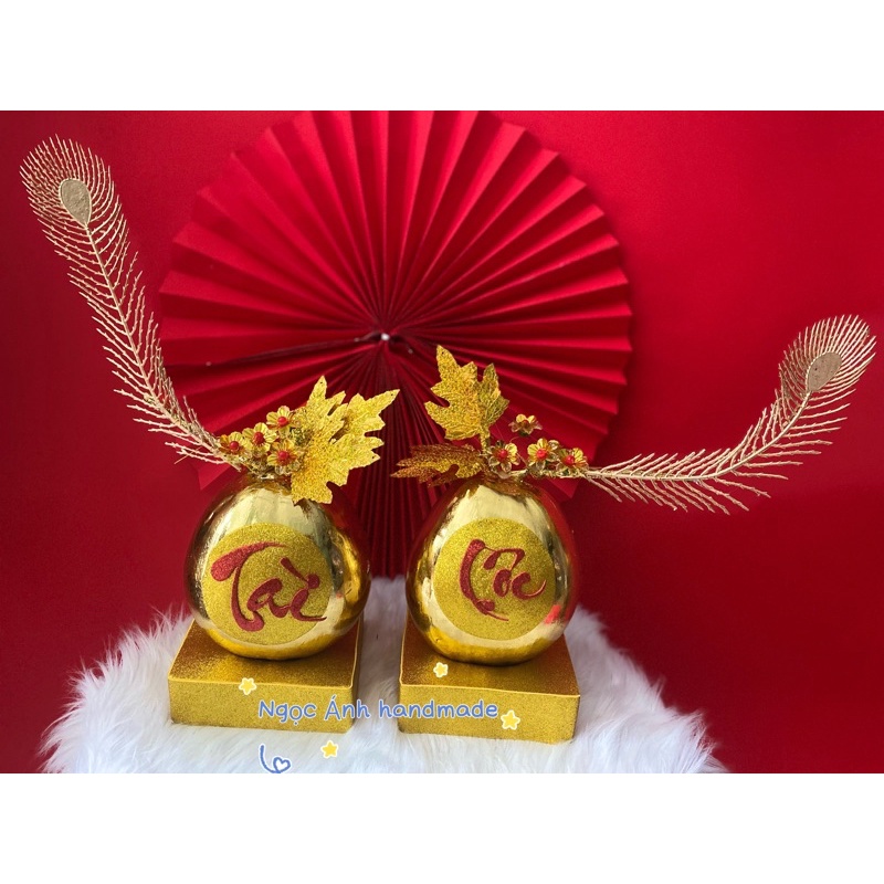 cặp dừa dát vàng tài lộc