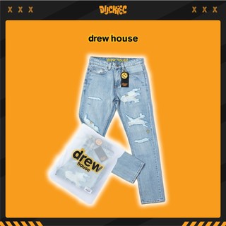 🐥 - Quần Denim Jeans DREW House Tapered Leg Vintage Bleach Wash, Quần jeans Drew House Justin Bieber
