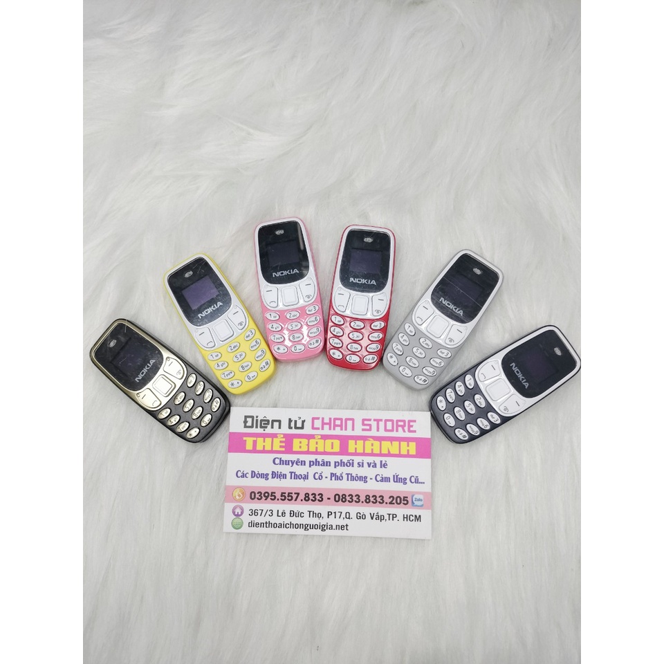 Điện thoại độc lạ siêu nhỏ mini Bm10 (nokia 3310 mini) nhiều màu giá rẻ