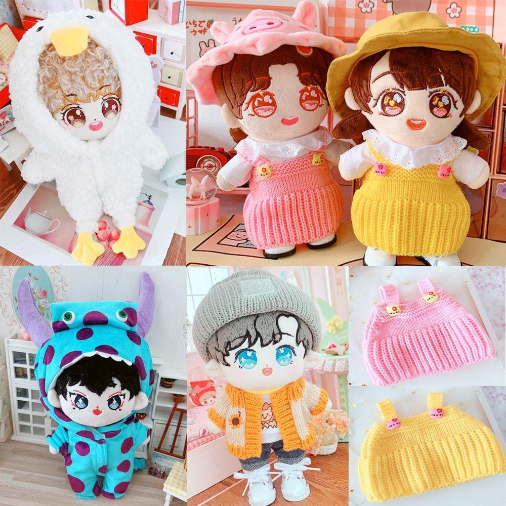 Set 6 Búp Bê Em Bé 20cm Bằng Vải Cotton