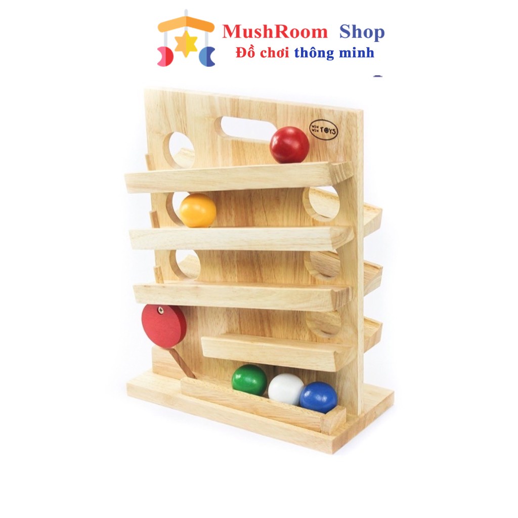 Đồ chơi gỗ Đồ chơi lăn banh Winwintoys | Kích thích trí tò mò và khả năng sáng tạo | Đạt tiêu chuẩn CE và TCVN