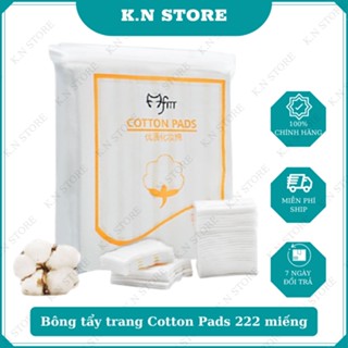 Bông Tẩy Trang Cotton Pads 222 Miếng Có Dập Viền Không Bong Xơ