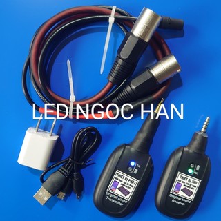Bộ thu - phát tín hiệu âm thanh có dây, không dây UHF cho dàn âm thanh, livestream, ghi âm...