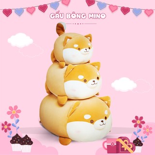 Gấu bông corgi chó shiba tròn cao cấp full size mino store th79