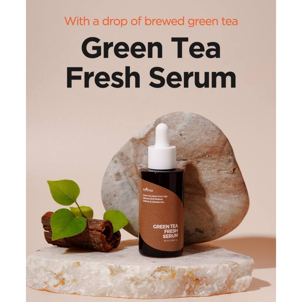 Tinh chất chiết xuất trà xanh ISNTREE Green Tea Fresh Serum 50ml