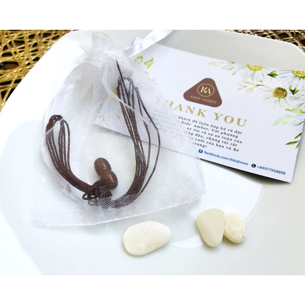 Combo khóa xoáy và dây dù tơ xuyên vòng cho bé - Trang sức Lador - LD0005