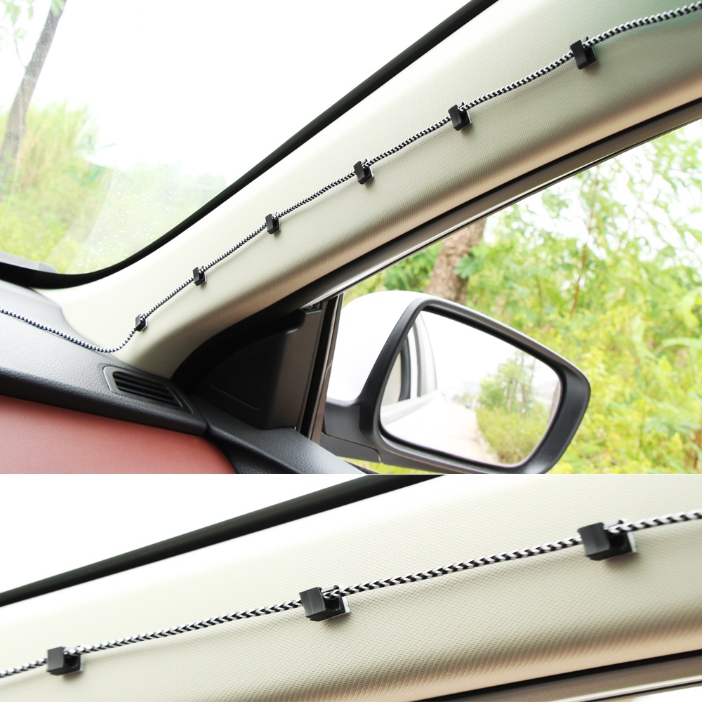 Bộ 40 Kẹp Cố Định Dây Cáp Dữ Liệu Tự Dính Tiện Dụng Cho Xe Hơi