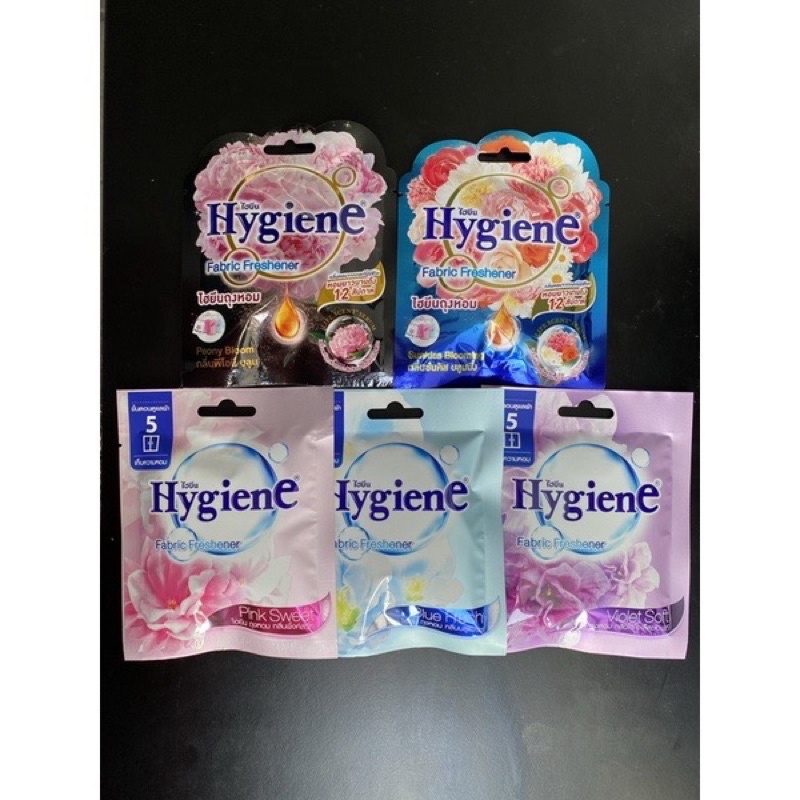 Túi thơm treo phòng, treo xe, nhà vệ sinh (toilet), tủ quần áo H Y G I E N E